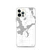 Custom iPhone 12 Pro Arnolds Park Iowa Map Phone Case in Classic