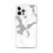 Custom iPhone 12 Pro Max Arnolds Park Iowa Map Phone Case in Classic