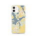 Custom iPhone 12 Arnolds Park Iowa Map Phone Case in Woodblock