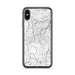 Custom Asheville North Carolina Map Phone Case in Classic