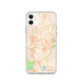 Custom Asheville North Carolina Map Phone Case in Watercolor