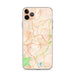 Custom Asheville North Carolina Map Phone Case in Watercolor