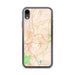 Custom Asheville North Carolina Map Phone Case in Watercolor