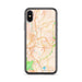 Custom Asheville North Carolina Map Phone Case in Watercolor