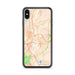 Custom Asheville North Carolina Map Phone Case in Watercolor