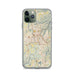 Custom Asheville North Carolina Map Phone Case in Woodblock