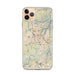 Custom Asheville North Carolina Map Phone Case in Woodblock