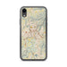 Custom Asheville North Carolina Map Phone Case in Woodblock