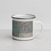 Right View Custom Ashland Oregon Map Enamel Mug in Afternoon