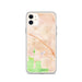 Custom Ashland Oregon Map Phone Case in Watercolor