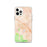 Custom Ashland Oregon Map iPhone 12 Pro Phone Case in Watercolor
