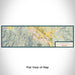 Flat View of Map Custom Ashland Oregon Map Enamel Mug in Woodblock