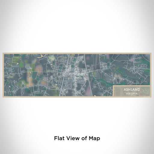 Flat View of Map Custom Ashland Virginia Map Enamel Mug in Afternoon