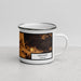 Right View Custom Ashland Virginia Map Enamel Mug in Ember