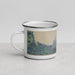 Left View Custom Ashland Wisconsin Map Enamel Mug in Afternoon
