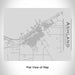 Rendered View of Ashland Wisconsin Map Engraving on 20oz Stainless Steel Insulated Bottle with Bamboo Top