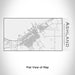 Rendered View of Ashland Wisconsin Map Engraving on 17oz Stainless Steel Insulated Cola Bottle in White