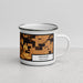 Right View Custom Ashland Wisconsin Map Enamel Mug in Ember