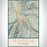Aspen Colorado Map Print Portrait Orientation in Woodblock Style With Shaded Background