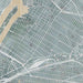 Astoria New York Map Print in Afternoon Style Zoomed In Close Up Showing Details