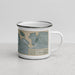 Right View Custom Astoria New York Map Enamel Mug in Afternoon