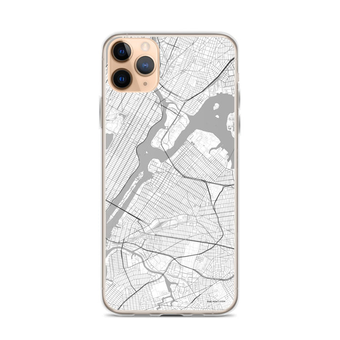 Custom Astoria New York Map Phone Case in Classic