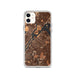 Custom Astoria New York Map Phone Case in Ember