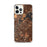 Custom Astoria New York Map iPhone 12 Pro Max Phone Case in Ember