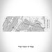 Rendered View of Astoria New York Map Engraving on 10oz Stainless Steel Insulated Cup with Sliding Lid in White