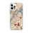 Custom Astoria New York Map iPhone 12 Pro Max Phone Case in Woodblock