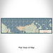 Flat View of Map Custom Astoria Oregon Map Enamel Mug in Woodblock
