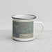 Right View Custom Atascadero California Map Enamel Mug in Afternoon