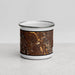 Front View Custom Atascadero California Map Enamel Mug in Ember