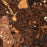 Athens Georgia Map Print in Ember Style Zoomed In Close Up Showing Details
