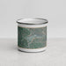 Front View Custom Athens Ohio Map Enamel Mug in Afternoon