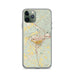 Custom Athens Ohio Map Phone Case in Woodblock