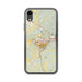 Custom Athens Ohio Map Phone Case in Woodblock