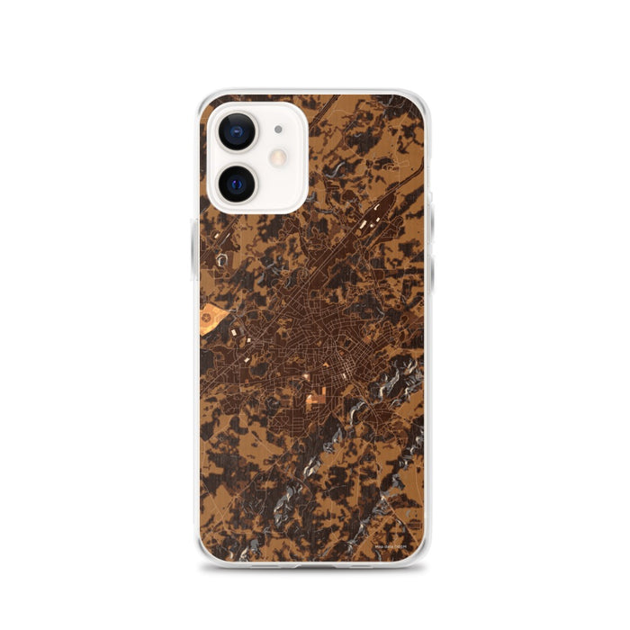 Custom Athens Tennessee Map iPhone 12 Phone Case in Ember