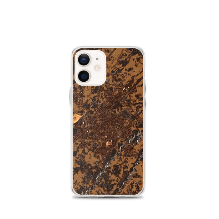 Custom Athens Tennessee Map iPhone 12 mini Phone Case in Ember