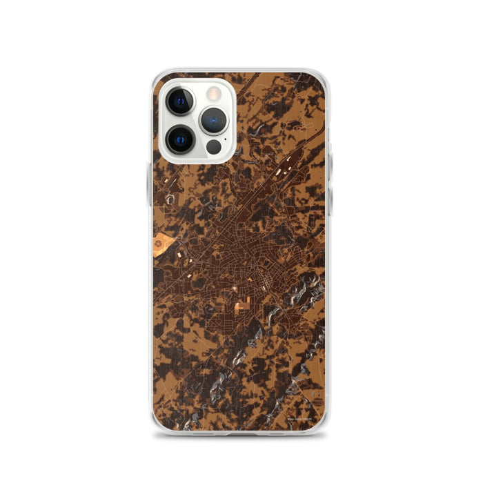Custom Athens Tennessee Map iPhone 12 Pro Phone Case in Ember