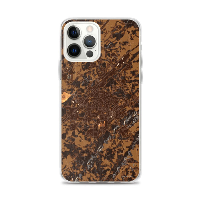 Custom Athens Tennessee Map iPhone 12 Pro Max Phone Case in Ember