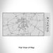 Rendered View of Athens Texas Map Engraving on 17oz Stainless Steel Insulated Cola Bottle