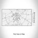 Rendered View of Athens Texas Map Engraving on 17oz Stainless Steel Insulated Cola Bottle in White