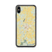 Custom Athens Texas Map Phone Case in Woodblock