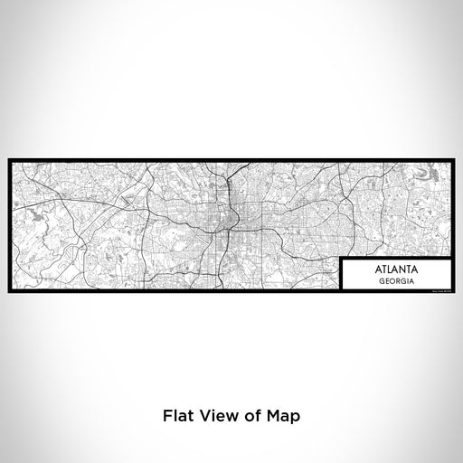 Flat View of Map Custom Atlanta Georgia Map Enamel Mug in Classic
