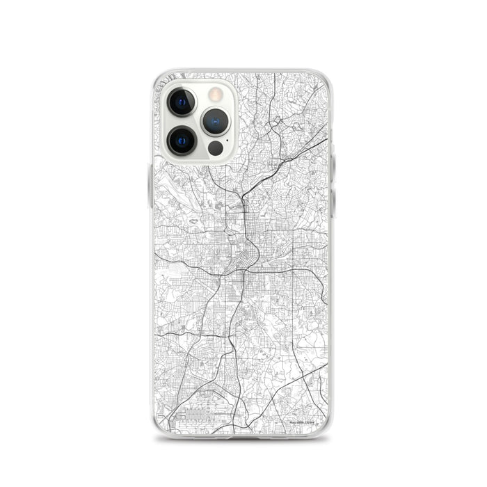 Custom Atlanta Georgia Map iPhone 12 Pro Phone Case in Classic
