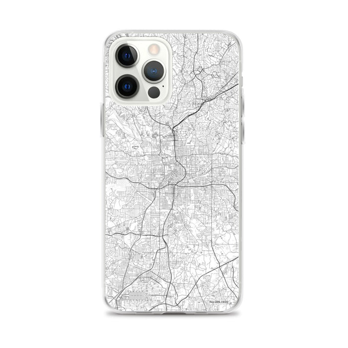 Custom Atlanta Georgia Map iPhone 12 Pro Max Phone Case in Classic