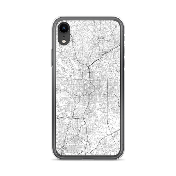 Custom Atlanta Georgia Map Phone Case in Classic