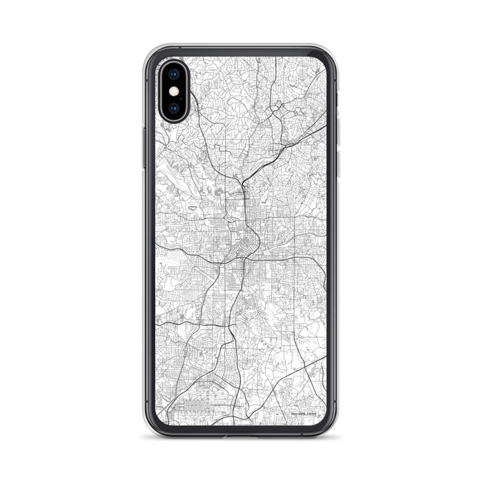 Custom Atlanta Georgia Map Phone Case in Classic
