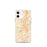 Custom Atlanta Georgia Map iPhone 12 mini Phone Case in Watercolor